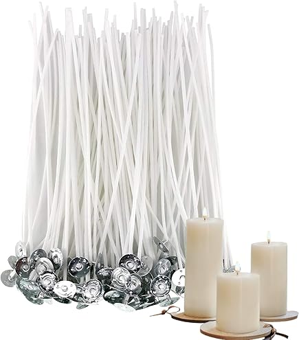 LIKEGOR Kit Per Candele, DIY Set Regalo Per Candele, Kit Per Fabbricazione Candele Profumate Per Principianti, Cera D'api, Olio Per Aromaterapia, Adesivi, Stoppini Di Candela E Manuale Utente