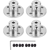 4 x 3 mm Flansch-Kupplungsverbinder, starre Führung, Modell-Kupplung, Zubehör für Schaft-Achsen-Beschläge für DIY RC…