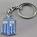 Produktbild Geschenk Box Metall Emaille Schlüsselanhänger Time Lord Tardis (Time Machine Police Box)