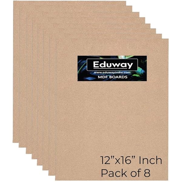 ペイントアートサインボート（MDF合板） Amazon | Officemate 5インチx9インチ MDFボード クラフト用 中密度