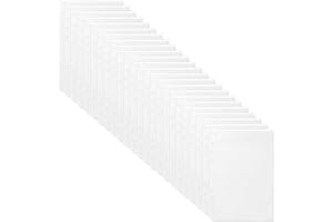 luvtree 1Sets (24 Pcs) A5 6-Hole Clear Binder Pockets – Zipperless Plastic Inserts for A5 6-Ring Binders – Ideal for Budgeting, Cash Envelopes, Savings Challenge, Travel, Journaling & Receipts