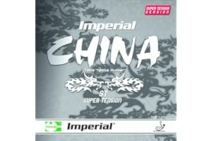 Imperial China St Super Tension | Revêtement de Tennis de Table Chinois | Picots intérieurs | Offensif | Homologué ITTF