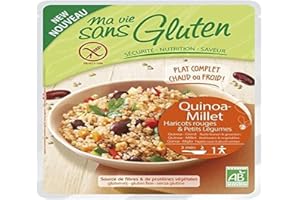 MA VIE SANS GLUTEN Ma Vie Sans luten Quinoa - Millet, Haricots Rouges & Petits Légumes 0.22 g 1 Unité