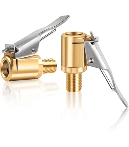 2 Tuyaux De Gonflage Pneu Universels - Longueur 36,5 Cm, Diamètre 12,5 Mm - Avec 2 Adaptateurs Valve - Pression Max 300 PSI - Pour Voiture, Moto, Vélo