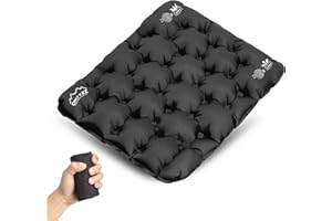 ONTYZZ Coussin de Siège étanche Coussin d’Assise Gonflable Coussin de Chaise de Bureau Coussin Assise Camping Stade Portable Léger pour Le Travail Et La Maison Coussin de Concert Résistant Humidité