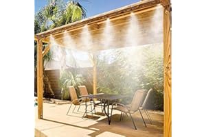 SHOP-STORY - Brumizador - Kit Exterior - Estilo Milagro Mist - Nebulización - Refrigeración - Sistema de Riego