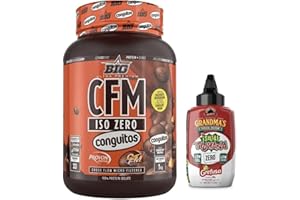 KINGNUTRITION big Proteina CFM ISO ZERO 1Kg Conguitos (conguitos negro) + Salsa tijuana grefusa