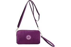 ModaZeal Small Handbags for Women Nylon Cross Body Bag Ladies Phone Bags Mini Shoulder Bag with Wristlet/Crossbody Strap