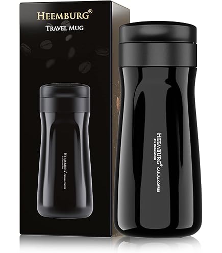 bru Reismok en herbruikbare koffiemok, 100% lekvrij, keramische bru Reismok en herbruikbare koffiemok, 100% lekvrij, keramische