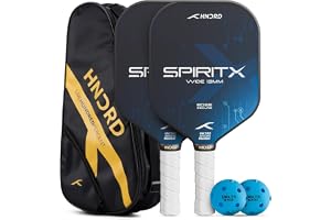 Hundred Spirit X (Set of 2N 13mm Extend Paddles) and 2N S-400 Balls Pickleball Combo