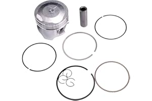 CICITREE Jeu de Piston de Cylindre de Moto de 73mm avec Kit de Clip d'anneau de goupille de 19mm adapté pour Honda XR250 XR 250 STD