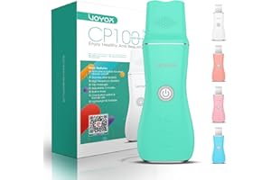 ‎VOYOR VOYOR Ultraschallpeelinggerät Professionelle Entfernung von Mitessern Skin Scrubber Wasserdichtes und Kabelloses Porenreinige Peeling Absorbieren Lifting 3 Modi Sanfte Gesichtsreinigung CP100 (Grün)