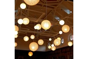 Reiei Lot de 8 lanternes solaires chinoises à suspendre - Étanchéité IP55 - En nylon - Pour festival, terrasse, cour, décoration de maison (30,5 cm, blanc)