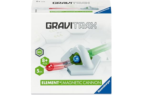 Ravensburger - GraviTrax - Élément Canon magnétique - Circuit de Billes - Jeu de Construction créatif - Parcours de Billes à Construire - Dès 8 Ans - Version française - 22413