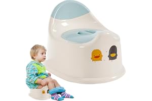 BAOQIFONG Pot Toilette Bébé Ergonomique pour Apprentissage de la Propreté Antidérapant pour Filles et Garçons