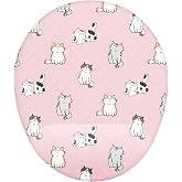 Kedi Desenli Bilek Destekli Mouse Pad