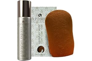 Curasano Spraytan Express, Spray bronzant, 50 ml + gant