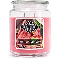 Amelie Duftkerze Wassermelone-Minze - 198g Im Recycling-Glas