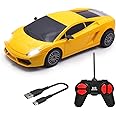 Wembley Rc Car High Speed Racing Remote Control Car for Kids Rechargeable 1:24 Scale Mini Remote Car - Bis Approved - Yellow
