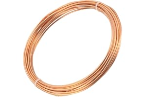 PATIKIL 1/16" OD x 1/32" ID x 6.5 Ft Refrigerazione Tubi, Morbida Bobina Rame Tubo per Calore Dissipazione