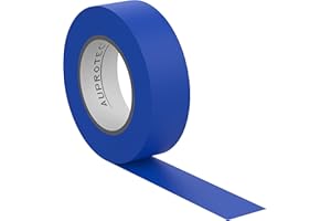 AUPROTEC 1 rotolo VDE Nastro Isolante Elettrico PVC Nastro Adesivo 15mm x 10m DIN EN 60454-3-1 colore: blu