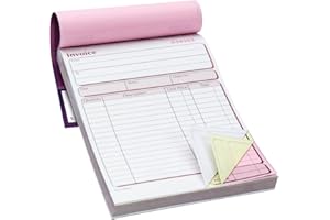 Pukka Pad, livre de facture feuillets tripli autocopiants 203 x 137 mm – Single