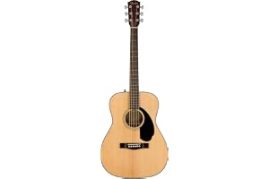 Fender CC-60S konsert akustisk gitarr, greppbräda i valnöt, naturlig