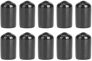 Uadme Cubierta de Punta de Taco de Billar, 10 Uds. Protector de Punta de Taco de Billar Duradero de Goma, Cubierta Protectora de Palo de Cabeza pequeña para Club, Accesorio de Billar