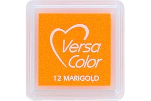 Tsukineko VersaColor Stempelkissen - Orange, Marigold - Klein - Deckend, Wassbasis - Wasserfest - Embossing