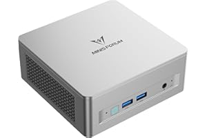 MINISFORUM Mini PC UM870 Slim, AMD Ryzen 7 8745H 8C/16T fino a 4,9 GHz, versione Barebone senza DDR5/PCIe4.0 SSD/OS, scheda grafica AMD Radeon 780M, HDMI/USB 4/DP, RJ45 2,5G, WiFi, BT