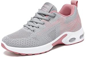 WOWEI Basket Femme Chaussures de Sport Running Sneaker Air Respirant Chaussures de Course Légères Air Running Baskets Chaussures de Sport Fitness Gym Jogging Outdoor