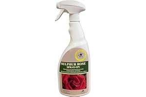 PETER BEALES Sulphur Rose Spray-on RTU, Natural Disease Prevention for Roses, Ready-to-Use Trigger Bottle, 1 Litre