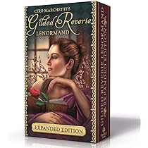 zoals op de foto) Het Bone Tarot Deck met gouden randen Tarotkaarten van hoge kwaliteit