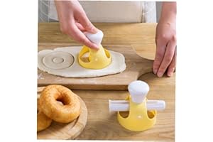 RULUTI Donut Moule Donut Gâteau Moule Plastique Donut Donut Maker Machine Moule Desserts Pain Cutter Mold Cuisine Outil de cuisson pour la cuisine Boulangerie