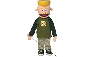 SILLY PUPPETS Eddie, Peach Boy, Full Body, Ventriloquist Style Puppet, 65cm