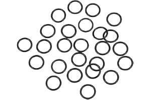 sourcing map Förpackning med 25 nitrilgummi O-ringar 8,5 mm OD 6,5 mm ID 1 mm bred metrisk tätning