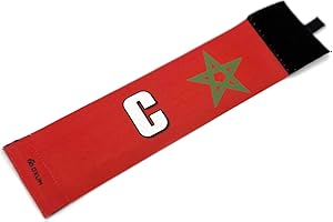 OXUM Sport Brassard de Capitaine pour Enfants et Adultes - Brassard de Football avec Le Drapeau de Votre Pays ou Communauté - Brassard Élastique et Réglable