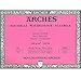 Produktbild Canson C523-87 10 Zoll x 14 Zoll 300g Arches Aquarell-Papier mit Hot Press - Natural White Blockieren