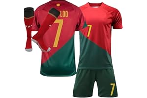 Okdance Kids Football Kit, New Football Kits for Boys, Home and Away Soccer Jerseys Football Set Training Clothes Gifts for Boys Girls