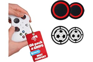 MISTER GIVER 4 Grips Ps5 | Thumbstick Ps5 | Grips Mando Ps5 | Tapas Joystick Ps4 | Grips Mando Ps4 | Botones Mando Ps5 | Grips para Ps4 | 4 Agarres para el Pulgar Silicona | Fundas Joystick Xbox One Series X/S