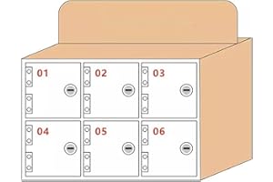 XDXINY Armadietto di stoccaggio del telefono cellulare trasparente montabile a parete armadietto del telefono cellulare serratura scatola di immagazzinaggio del personale della fabbrica scatola di