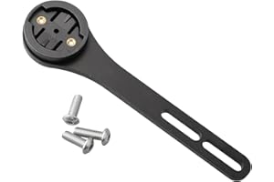 Todikaper Soporte integrado para manillar de bicicleta para Garmin de aleación de aluminio, ajustable, soporte GPS (para Garmin)