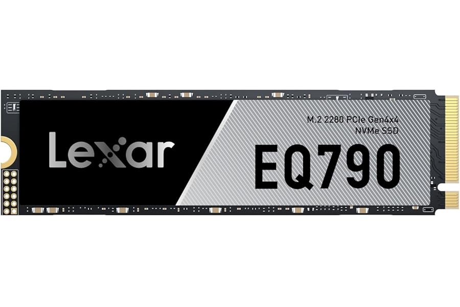 Lexar EQ790 2TB SSD, M.2 2280 PCIe Gen4x4 NVMe 1.4 Internal SSD, Up to 7,000MB/s Read, High-Performance Storage Internal Solid State Drive for AI Rendering, 4K Video Editing, PC & PS5 Gaming