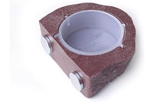 WANGCL Ciotola per rettili, Resistente, per Animali Domestici, per Alimenti, con Sospensione, per lucertole, Camaleonte, ragne, Colore: Marrone