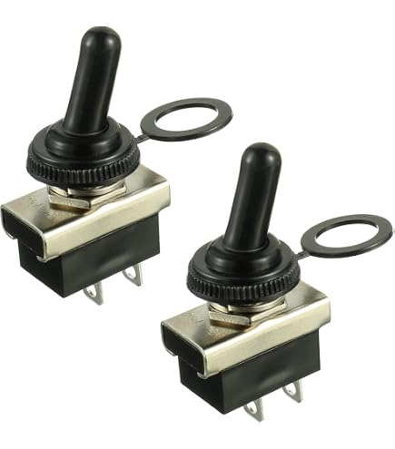 Mini Interrupteur à bascule On/Off KCD1-105 ⌀16.5mm 2-pins Rond 3A 250V AC Noir Mini Interrupteur à bascule On/Off KCD1-105 ⌀16.5mm 2-pins Rond 3A 250V AC Noir