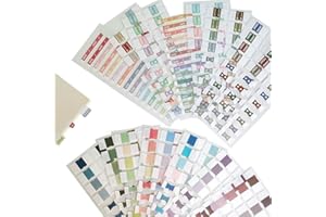 WHYCNJL 300 Piezas Pestañas de índice Adhesivas 5 Tamaños de Marcadores de Página de Colores Morandi para Oficina,Documentos,Libros,Diario, Gestión de Archivos,Carpetas