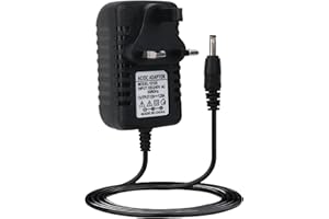 GCNWW 15W Power Supply for Echo Dot (3rd/4th/5th Gen) – UK Plug, 1M Cable, Compatible with Echo Show 5 (1st & 2nd Gen), Spot, Pop & Fire TV Cube – Safe Charger Adapter