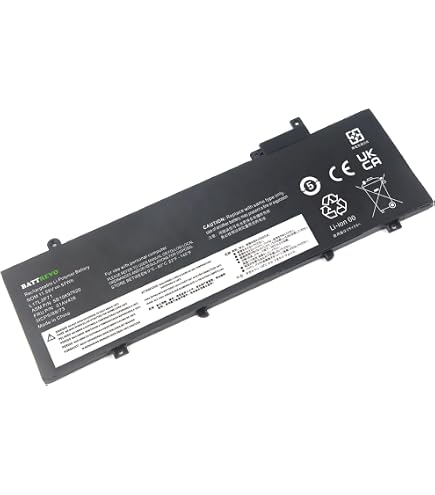 PATONA Batteria Di Ricambio Per Lenovo ThinkPad T480S – 4800 MAh, 55 Wh, Sostituisce SB10K97620, 01AV480, L17L3P71