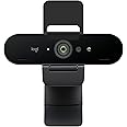 Logitech Brio Stream Webcam - Videochiamate Ultra 4K HD, Microfono con Cancellazione Rumore, Autocorrezione Luce HD, Streamin