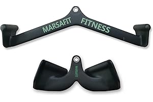 MARSAFIT Barre en T pour la maison, la gym, le fitness, l'aviron, la barre de traction pour biceps, triceps et triceps